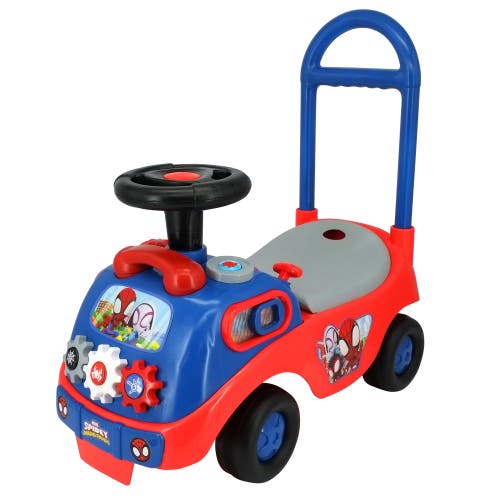Kiddieland My First Activity Rideon Spidey Racer, Marvel Foottofloor Toy