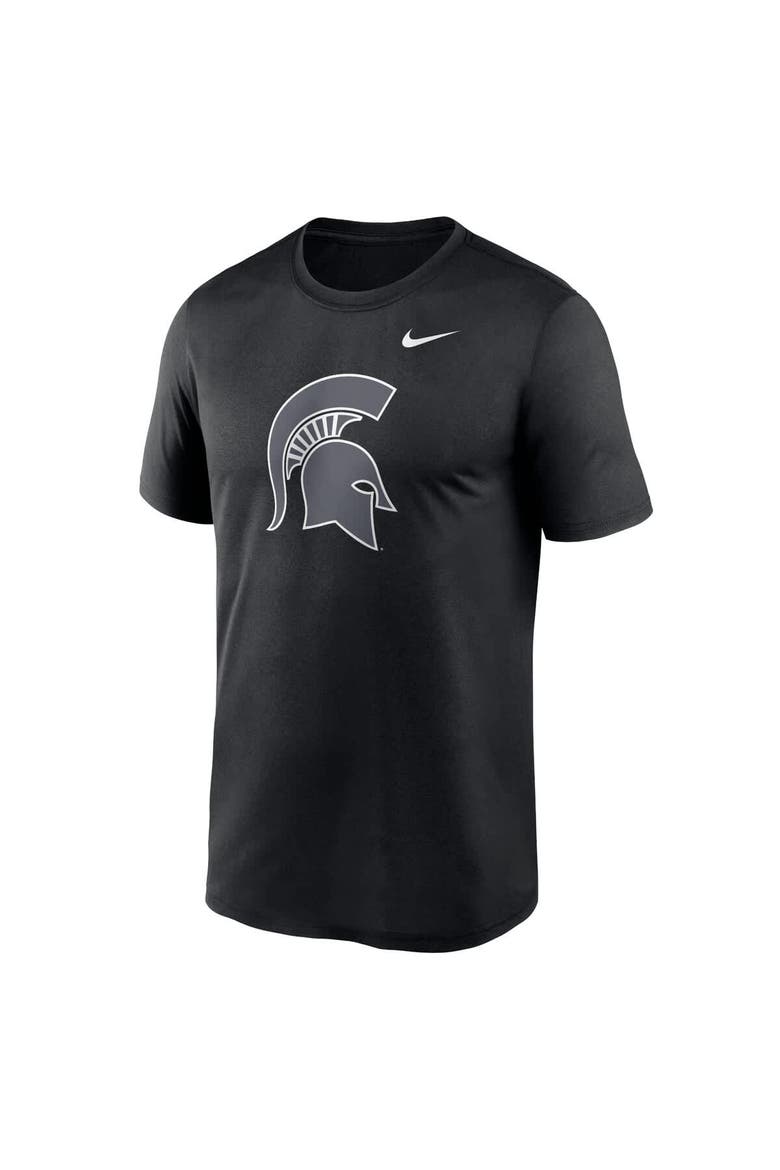 Men's Nike Black Michigan State Spartans Color Pop Logo Legend T-Shirt, Alternate, color, Black