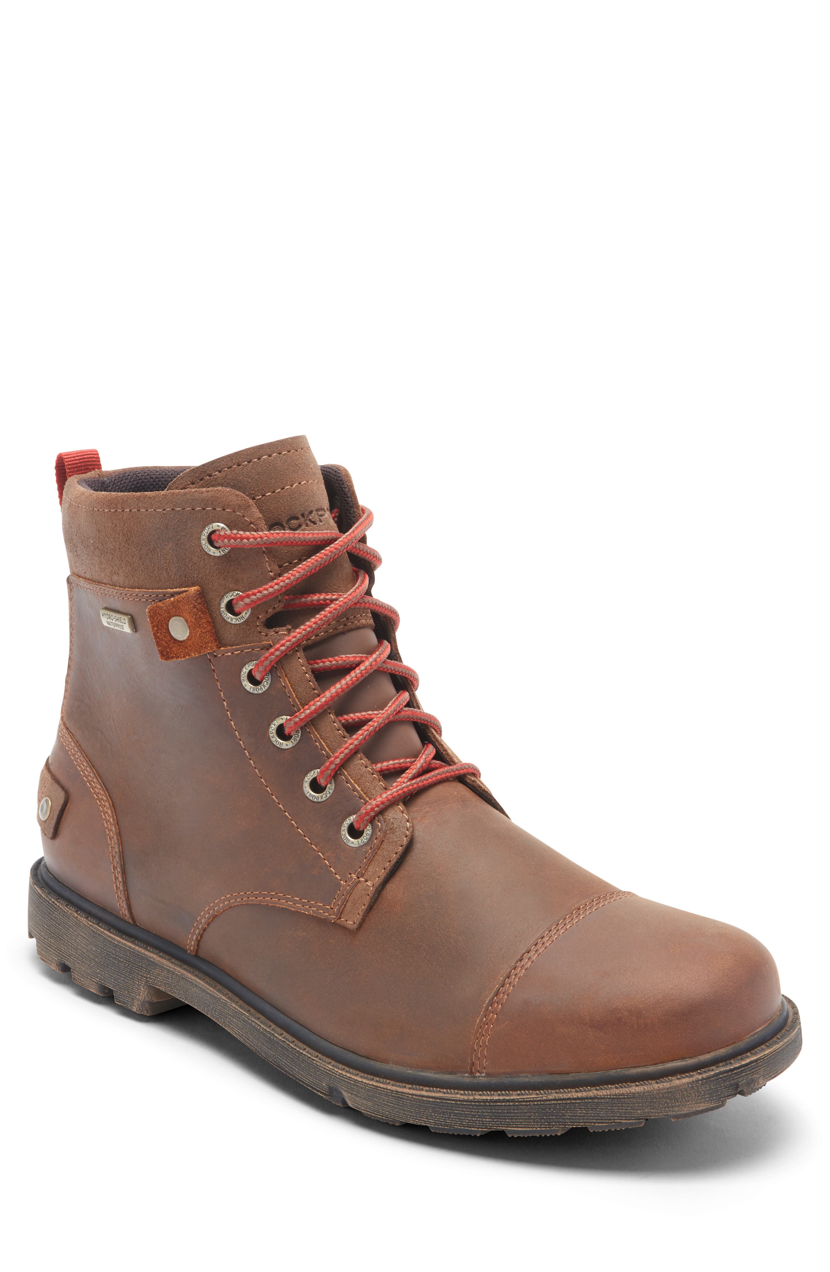 Rockport Rugged Bucks II Waterproof Plain Toe Boot, Main, color, 