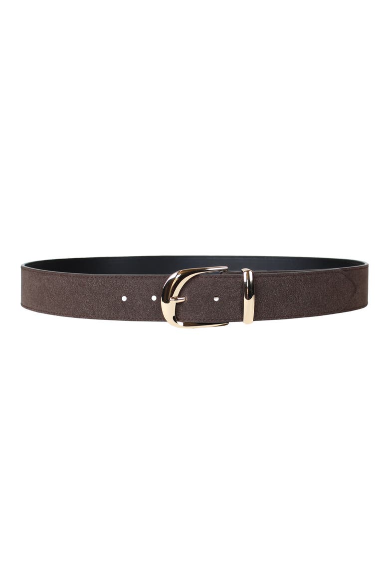 Asymmetric Buckle Belt, Main, color, CHOCOLATE