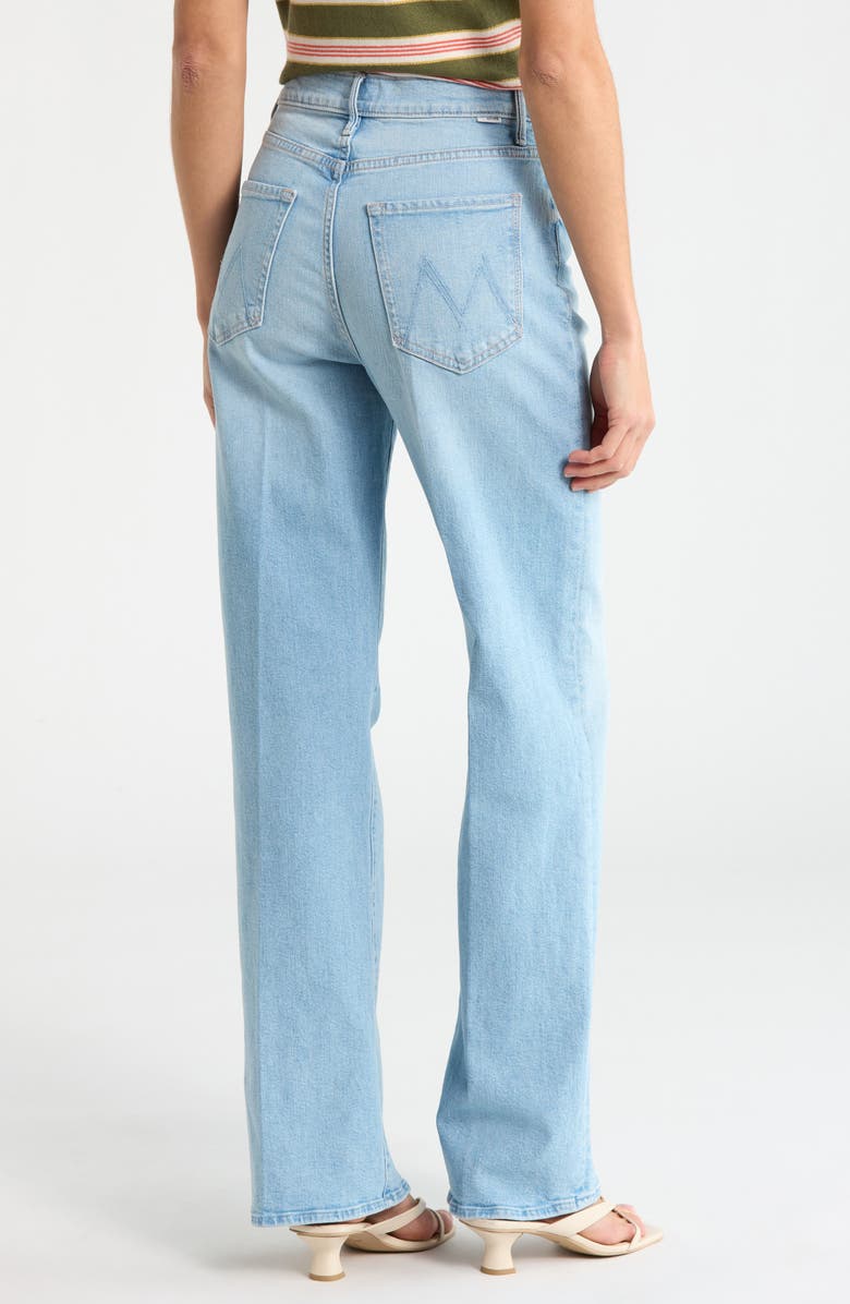 MOTHER The Maven Sneak High Waist Wide Leg Jeans, Alternate, color, 