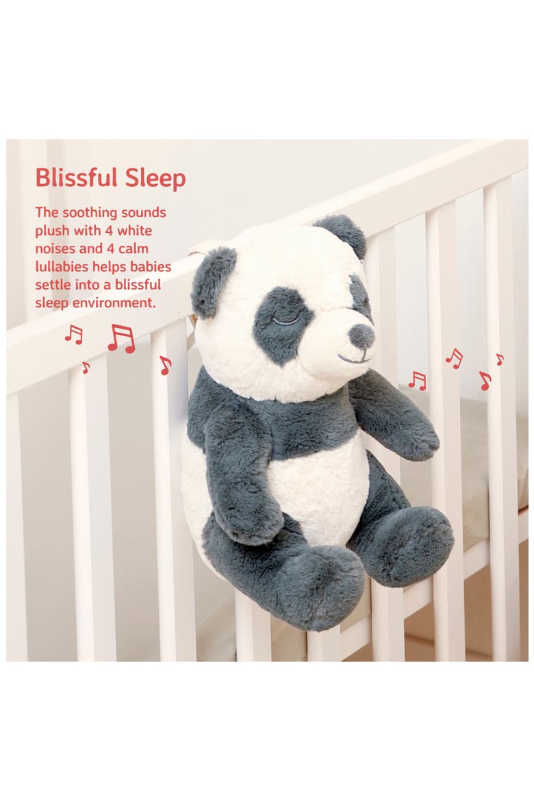 Peaceful Panda Soothing Sound Machine, Alternate, color, WHITE/ GREY