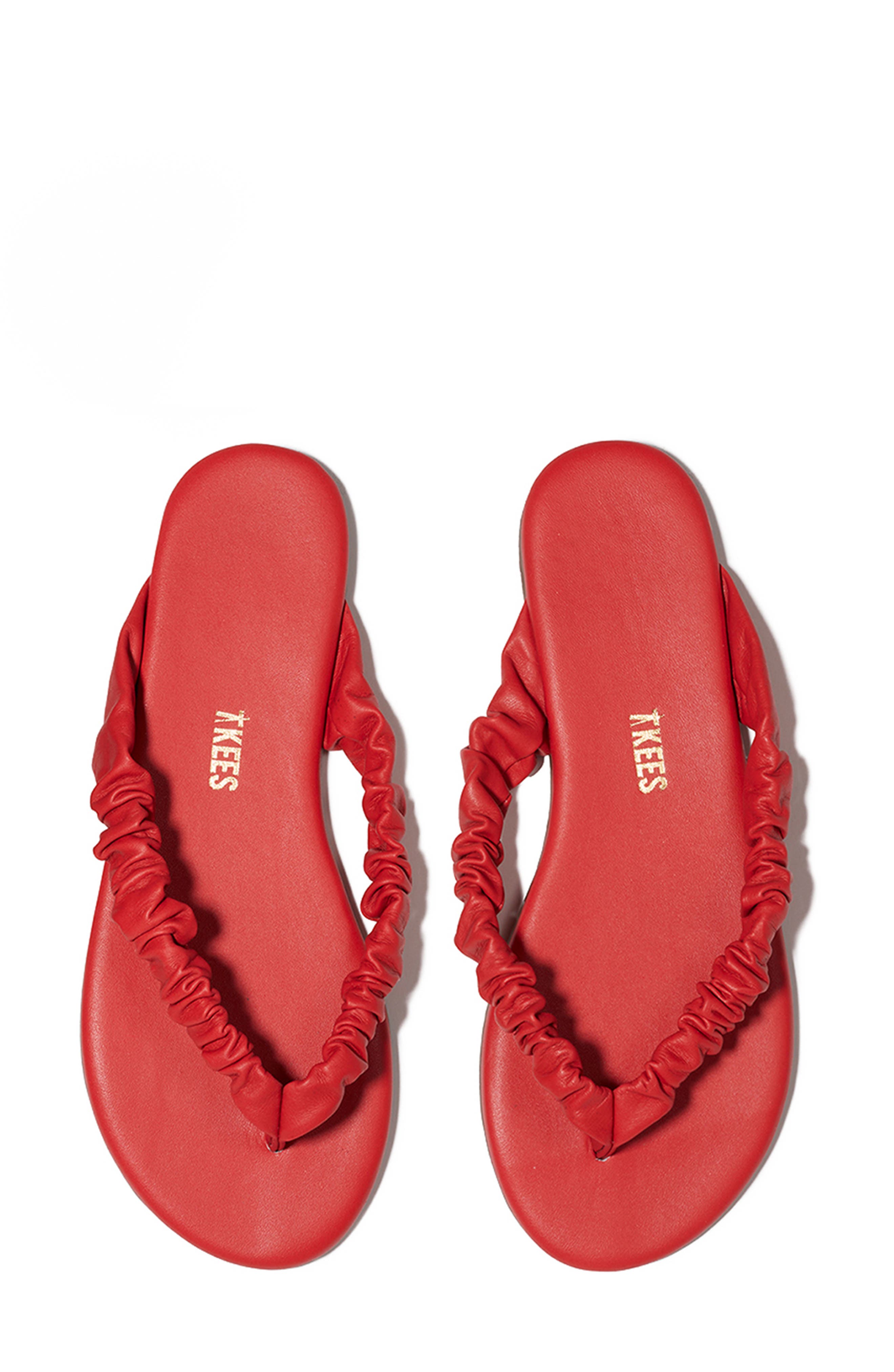 Savannah Flip Flop, Alternate, color, RED