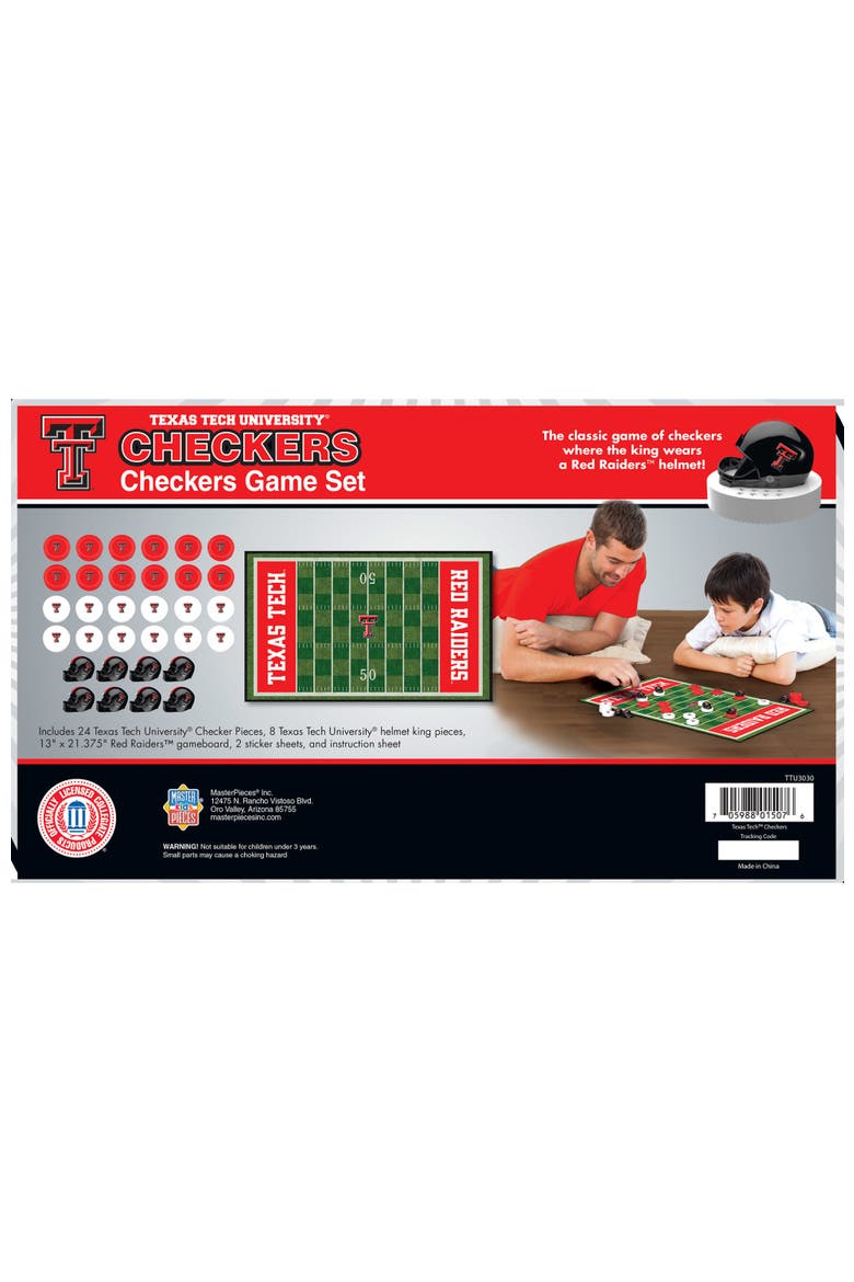 Texas Tech Red Raiders Checkers Game, Alternate, color, Multicolor