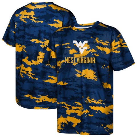 Youth Navy West Virginia Mountaineers Scrimmage Sublimated T-Shirt