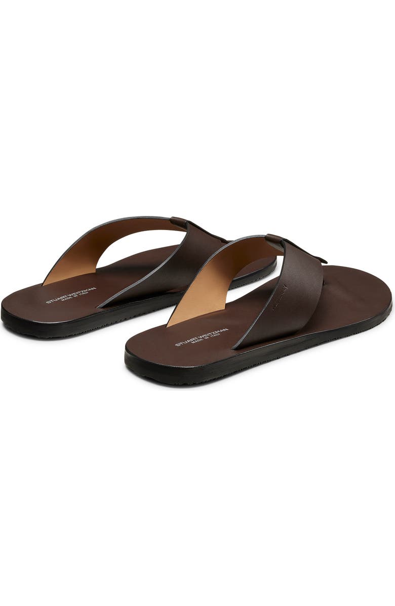 Stuart Weitzman Bastian Flip Flop, Alternate, color, Espresso