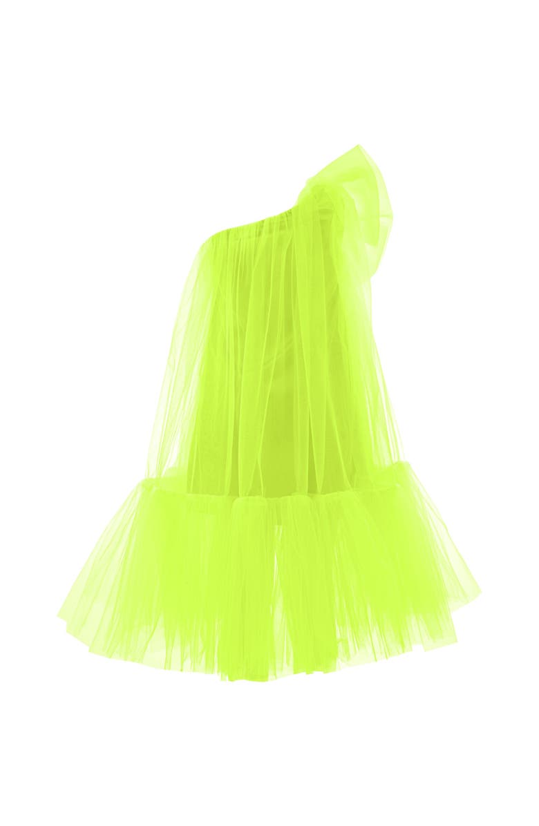 Tulleen Maggi Dress, Alternate, color, Neon Green