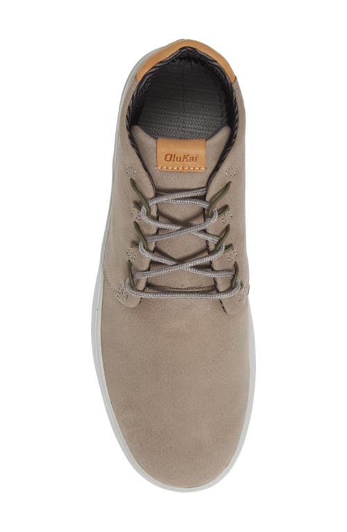 Olukai Nana Hele Genuine Shearling Lined Sneaker In Brown