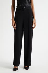 Cinq à Sept Maelor Pintuck Double Belt Pants