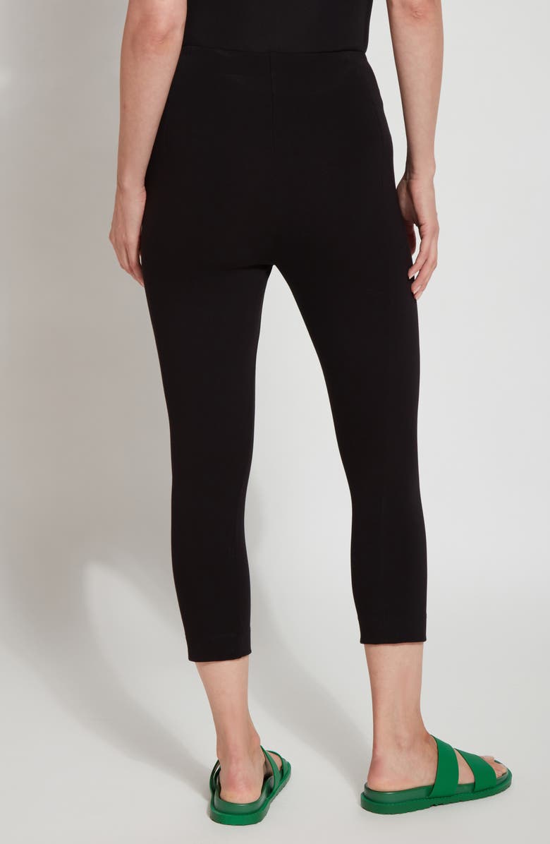 Lysse Claire Seamed Capri Leggings, Alternate, color, Black