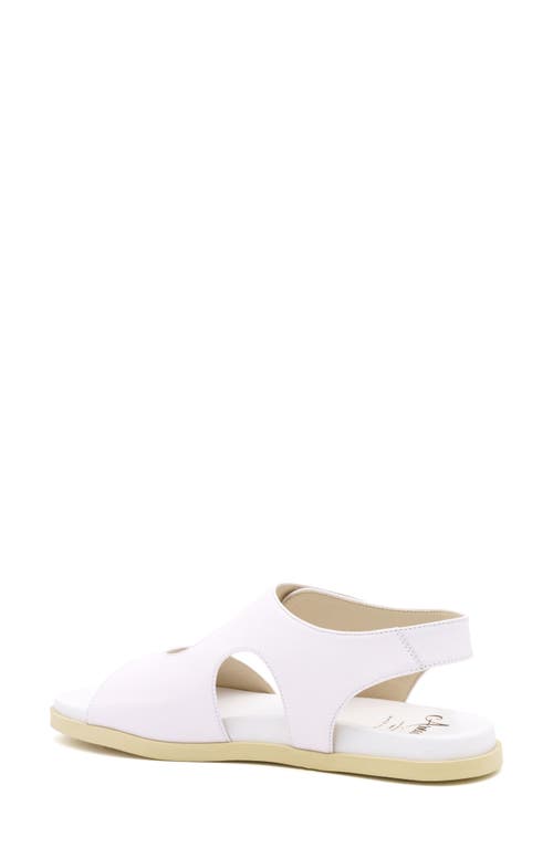 Amalfi By Rangoni Beata Sandal In White Parmasoft