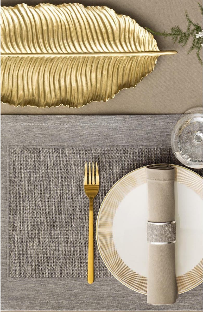 Togas Chelsea Table placemat, Alternate, color, Grey