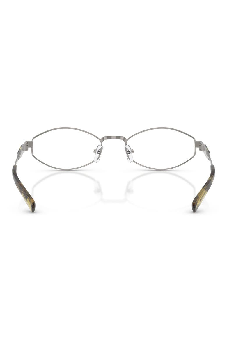 Palo Alto 56mm Oval Sunglasses, Alternate, color, SHINY GUNMETAL / OLIVE