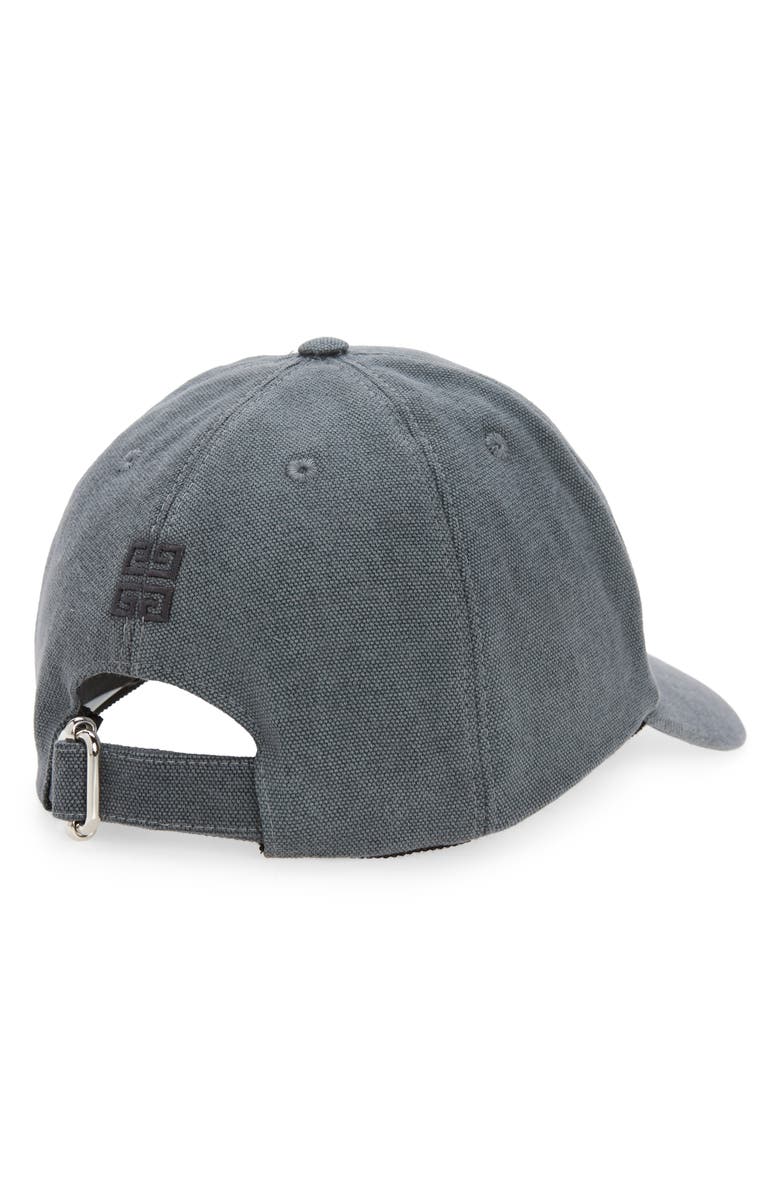 Givenchy Logo Embroidered Baseball Cap, Alternate, color, 020-Grey