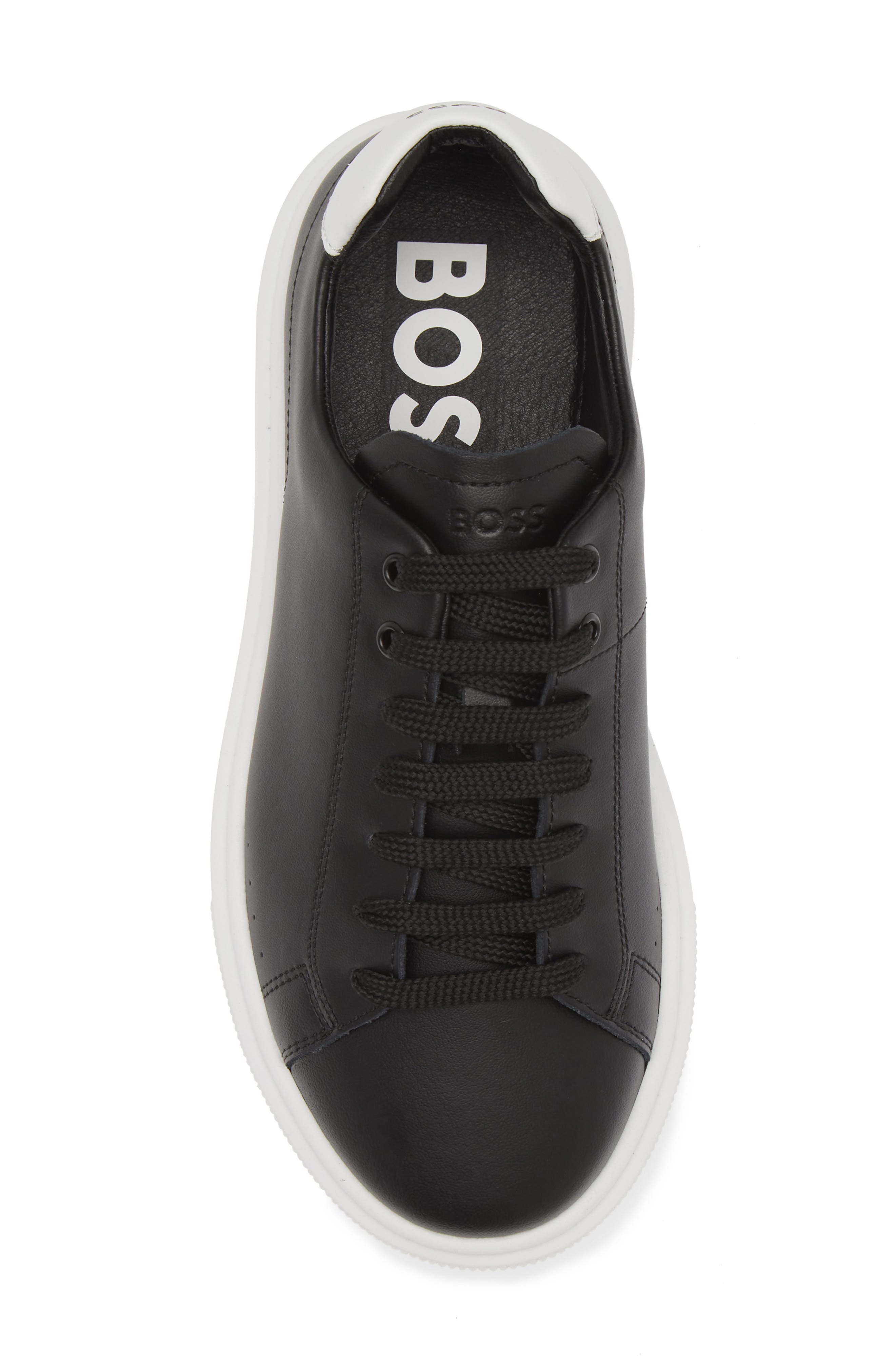 BOSS Colyn Hybrid Leather Sneaker, Alternate, color, Blk