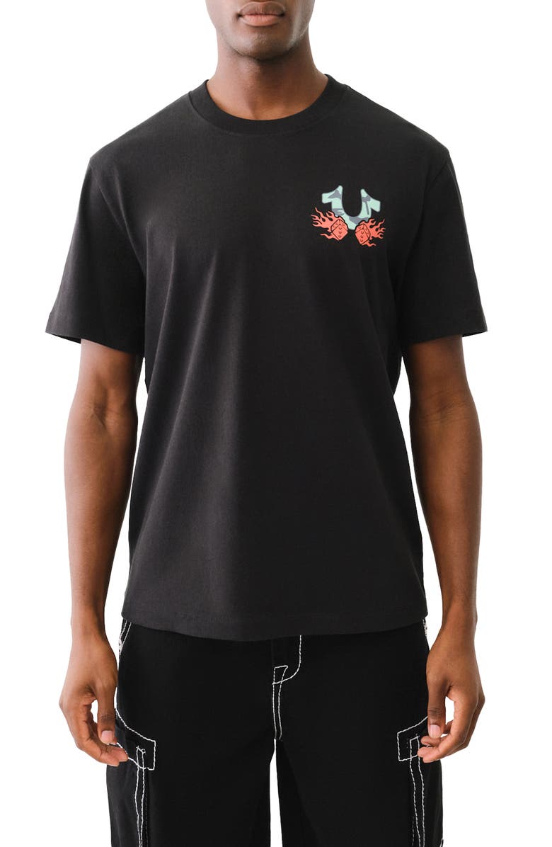 True Religion Reaper Graphic T-Shirt, Main, color,