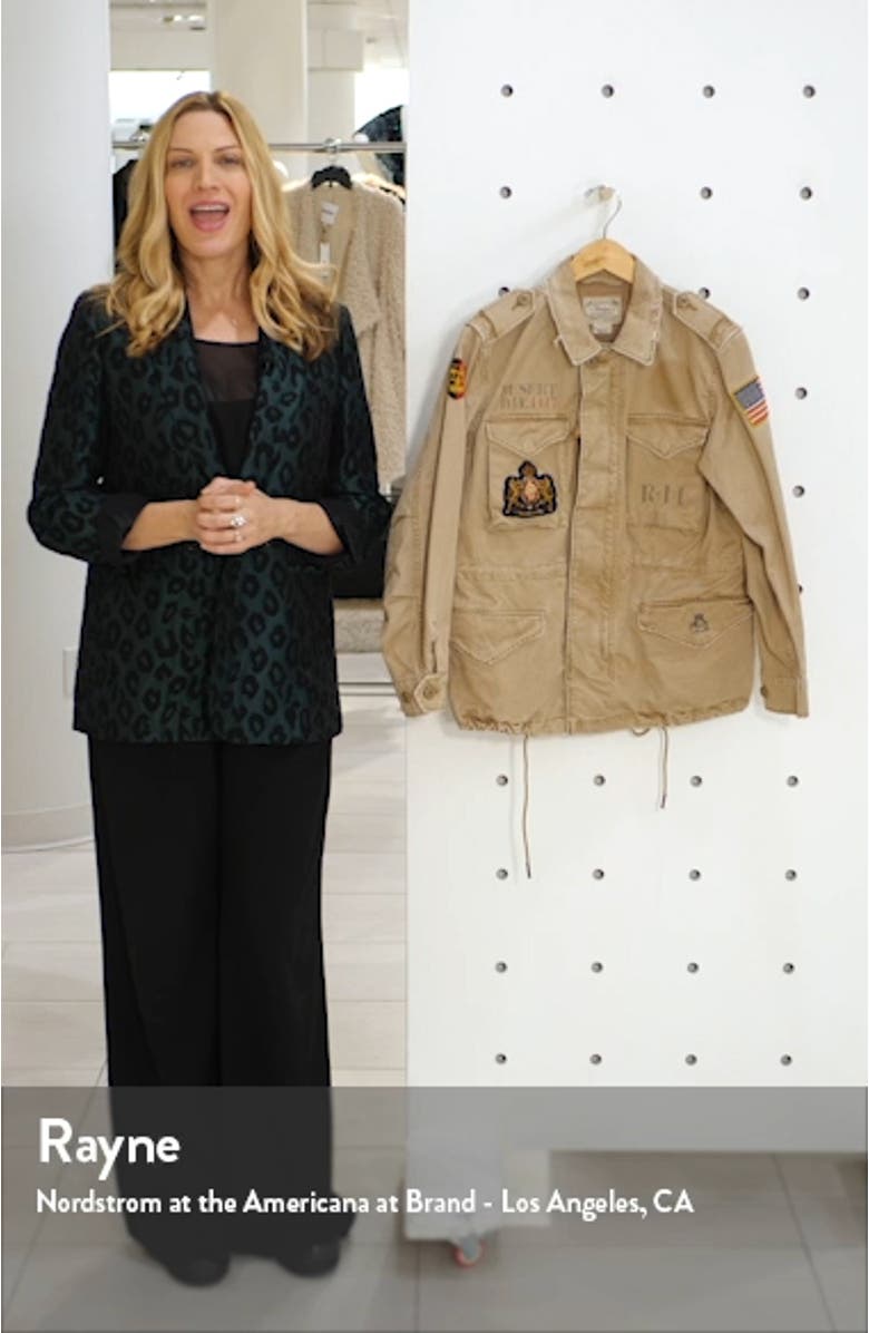 Military Patch Jacket, sales video thumbnail