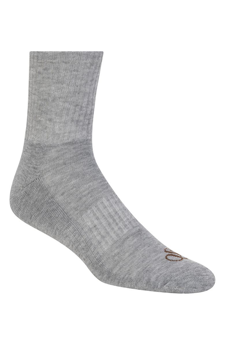 Scotch & Soda 6-Pack Half Terry High Quarter Crew Socks, Alternate, color, Ivory