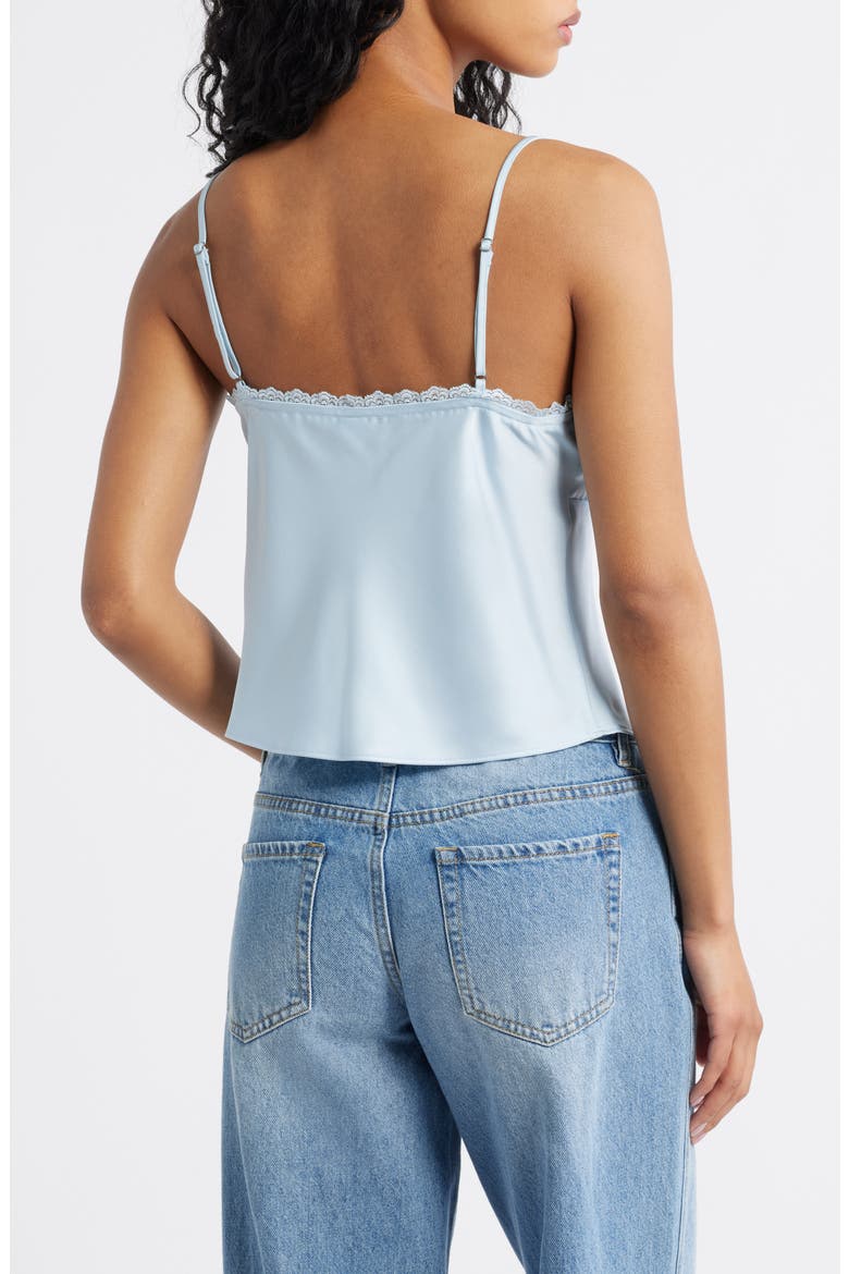 Lace Trim Camisole, Alternate, color, BLUE SKYRIDE