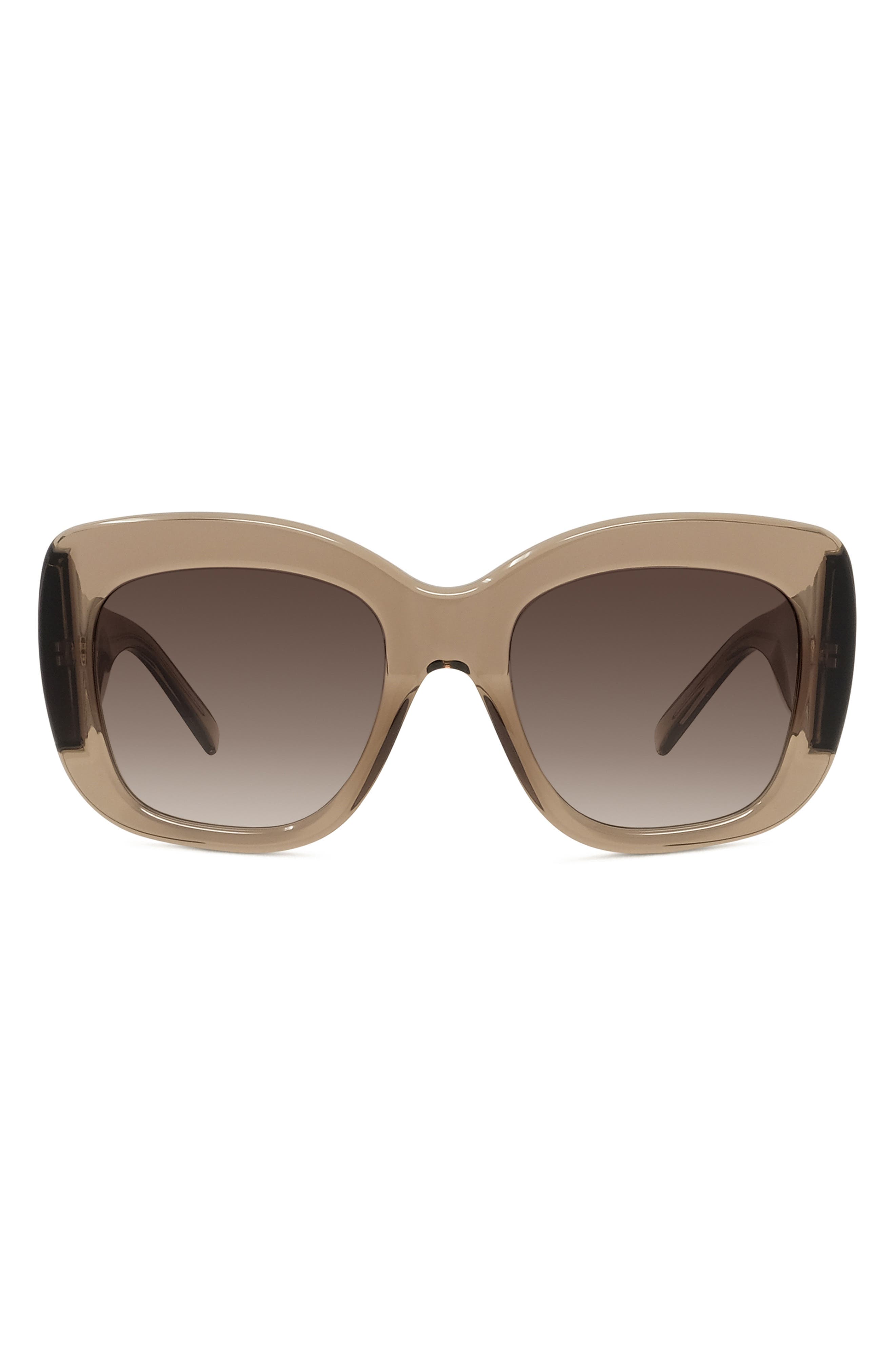 GIVENCHY GIVENCHY BOLD 53MM GRADIENT BUTTERFLY SUNGLASSES
