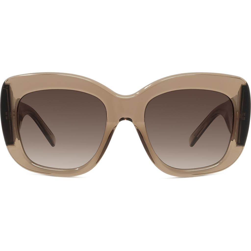 GIVENCHY GIVENCHY BOLD 53MM GRADIENT BUTTERFLY SUNGLASSES