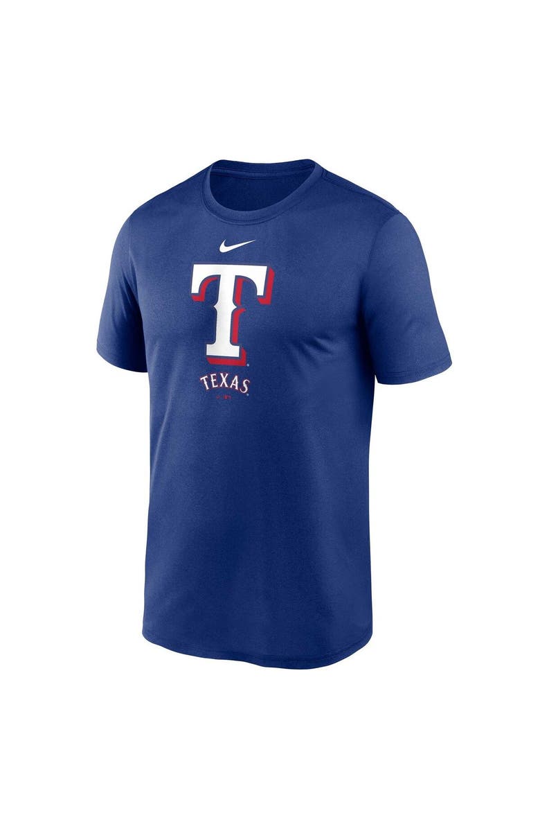 Nike Men's Nike Royal Texas Rangers Team Arched Lockup Legend Performance T-Shirt, Alternate, color,