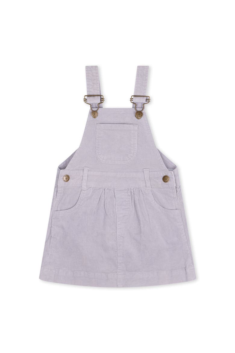Corduroy Overall Dress, Main, color, Fog