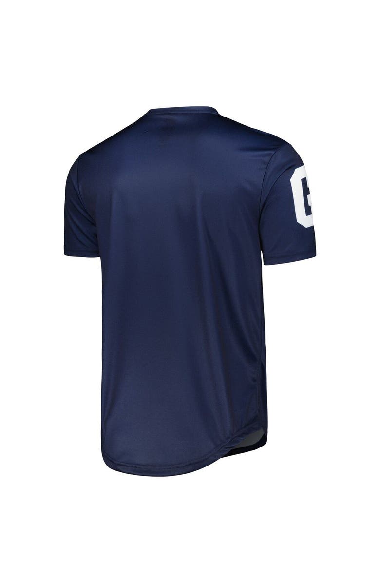 STITCHES Men's Stitches Navy Homestead Grays Sublimated V-Neck Jersey, Alternate, color, 