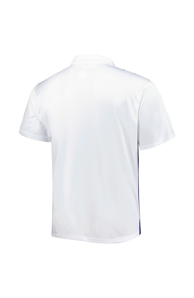 PROFILE Men's White/Royal Los Angeles Dodgers Big & Tall Sublimated Polo, Alternate, color, White