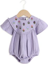 NEXT Embroidered Cotton Gauze Bodysuit