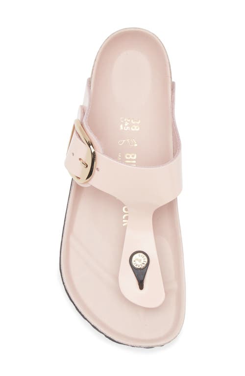 Birkenstock Gizeh Big Buckle Slide Sandal In Light Rose