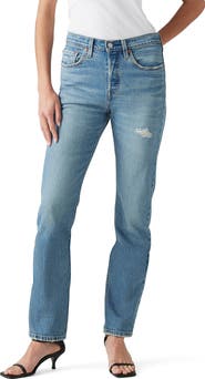 Levi's 501 high waisted jeans on sale