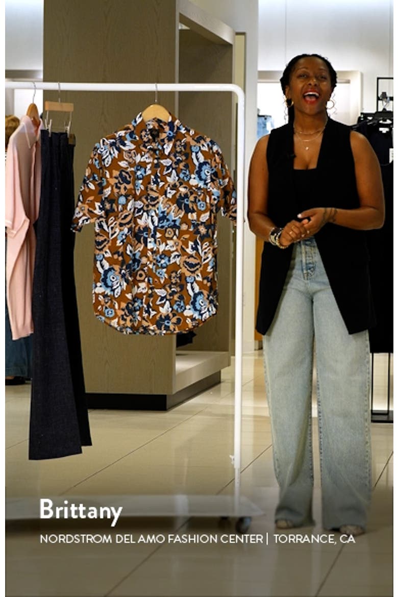 Soft Oversize Point Collar Poplin Shirt video