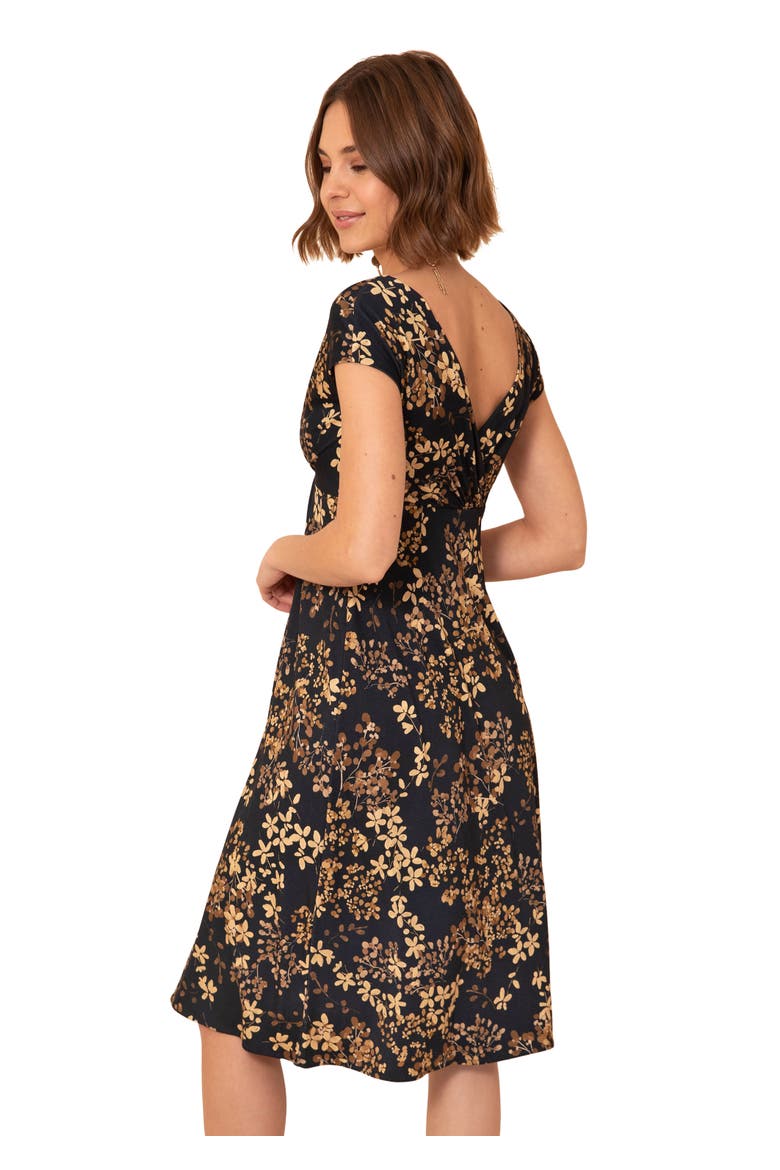 Sara Dress, Alternate, color, Golden Blossom