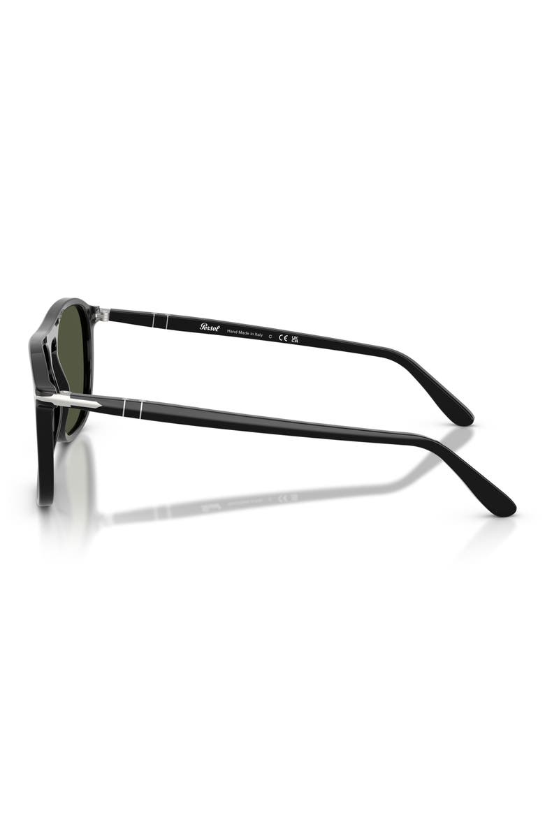 54mm Square Sunglasses, Alternate, color, BLACK / GREEN