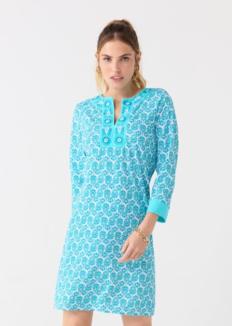 Embroidered Tunic Dress