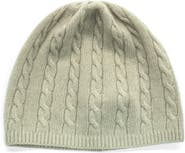 Portolano Cashmere Cable Knit Beanie