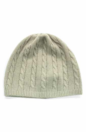 Portolano Cashmere Cable Knit Beanie