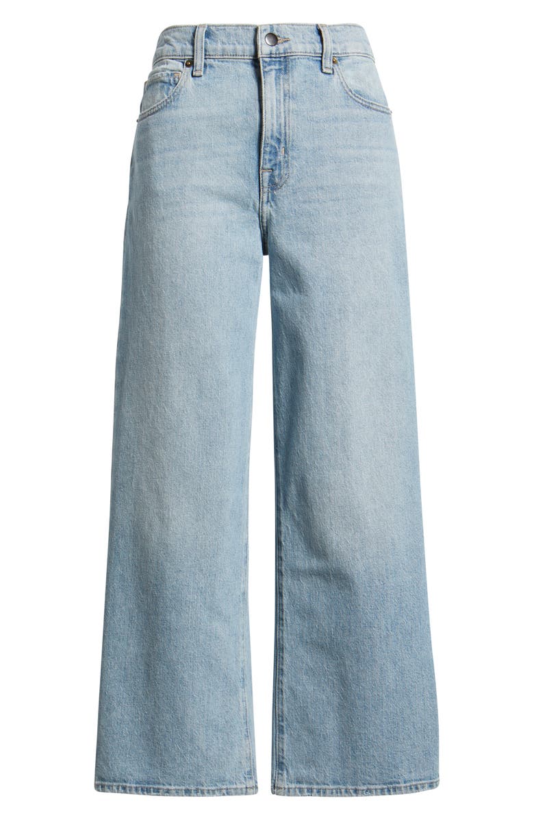 Nordstrom Everly High Waist Wide Leg Jeans, Alternate, color, Lenora Wash