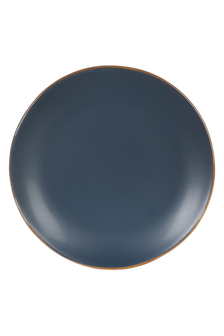 Hazeltine 16-Piece Reactive Glaze Stoneware Dinnerware Set, Alternate, color, Navy