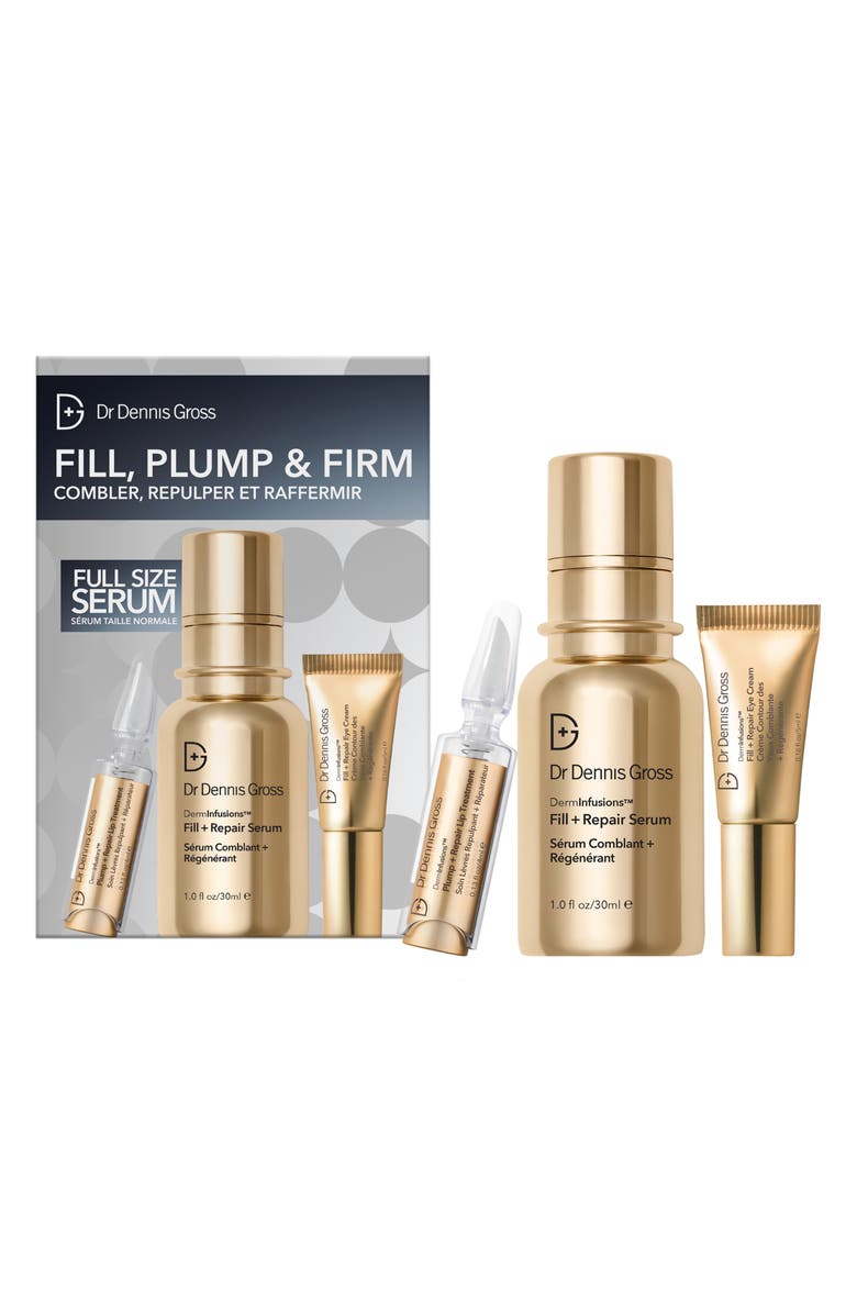 Dr. Dennis Gross Skincare Fill, Plump & Firm Set $123 Value, Main, color,