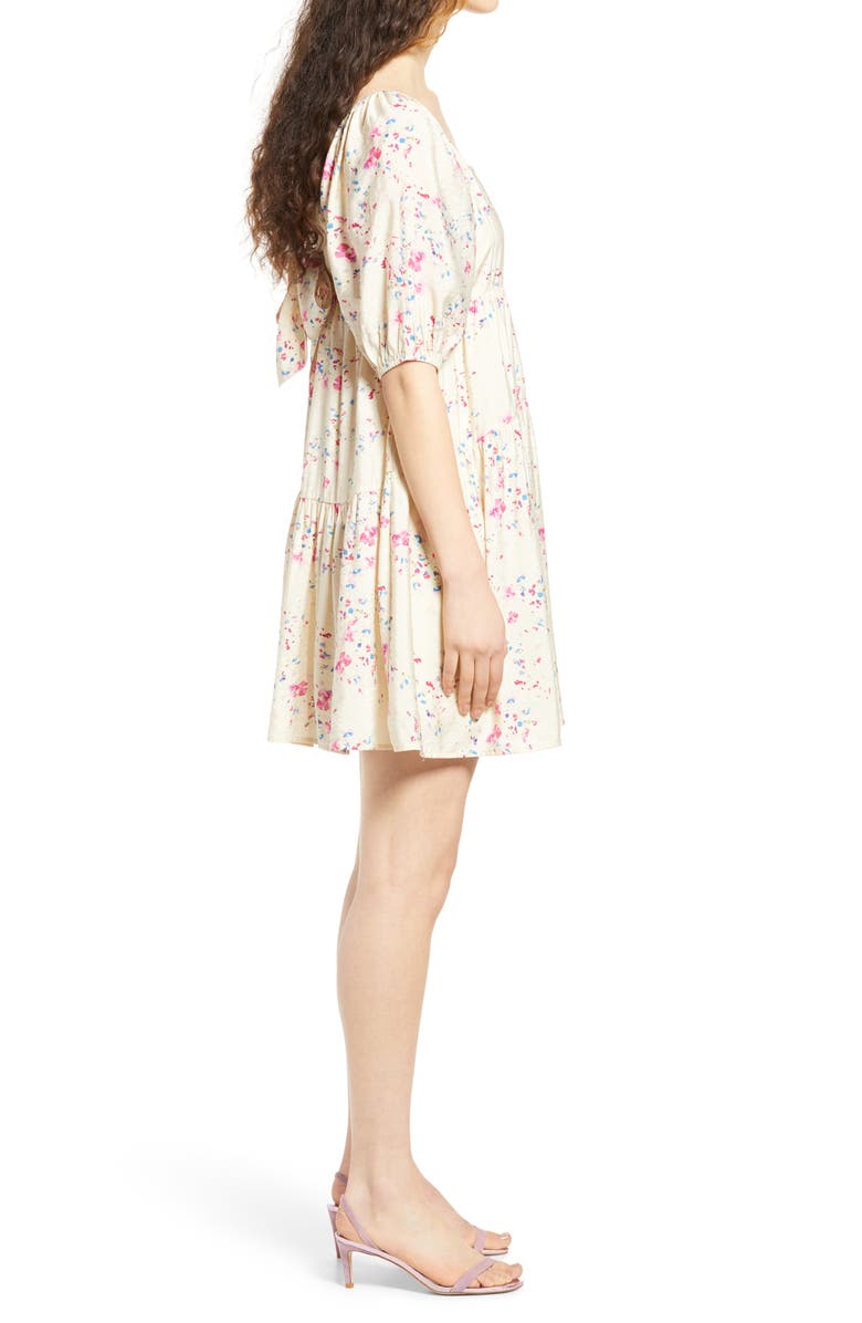 VERO MODA Floral Print Tiered Dress, Alternate, color, 