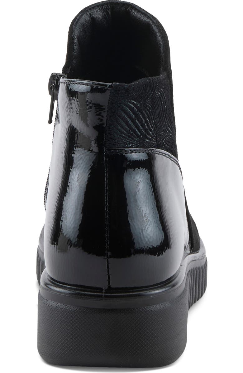 Flexus by Spring Step Baglama Bootie, Alternate, color, Black Faux Suede