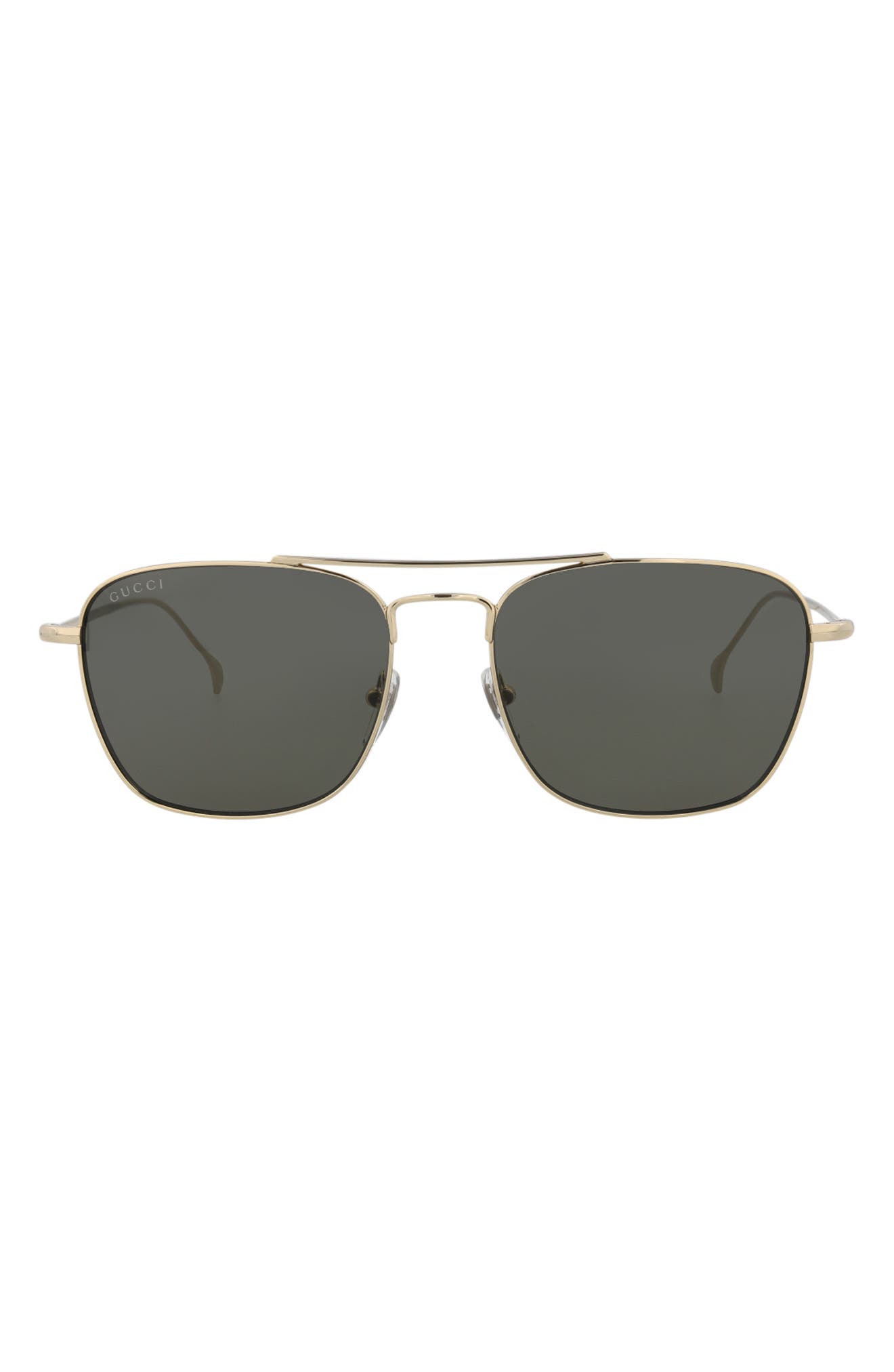 Gucci 56mm Aviator Sunglasses