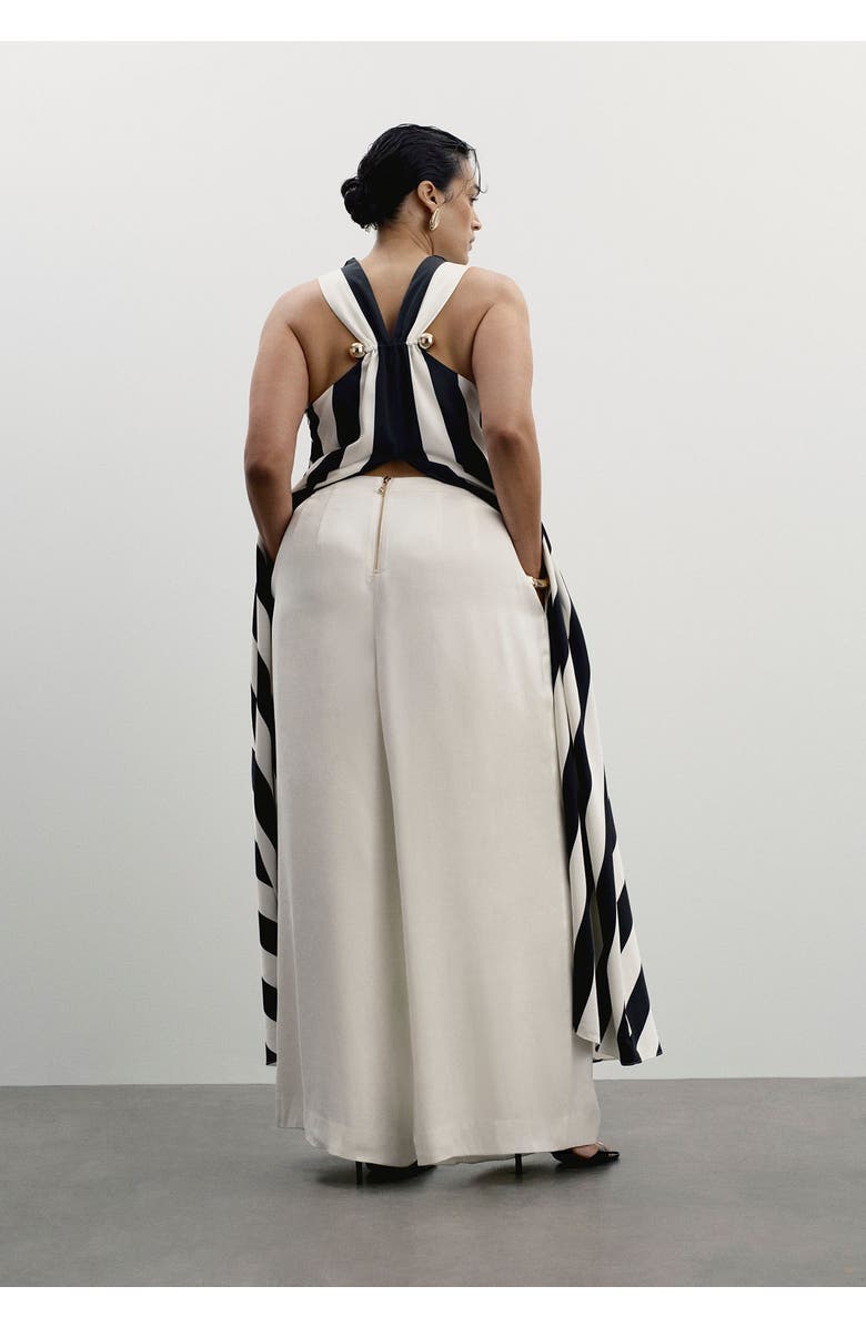 11 Honoré Pleated Wide-Leg Pant, Alternate, color, Vanilla Ice