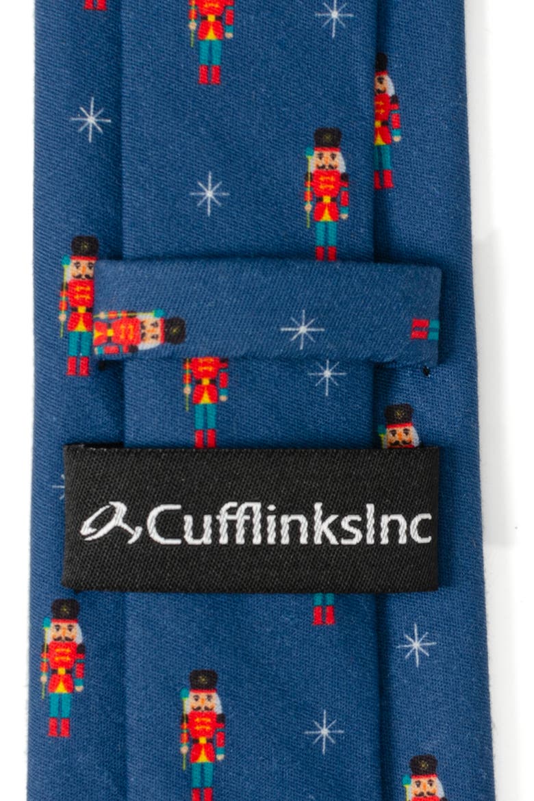 Nutcracker Silk Blend Tie, Alternate, color, BLUE