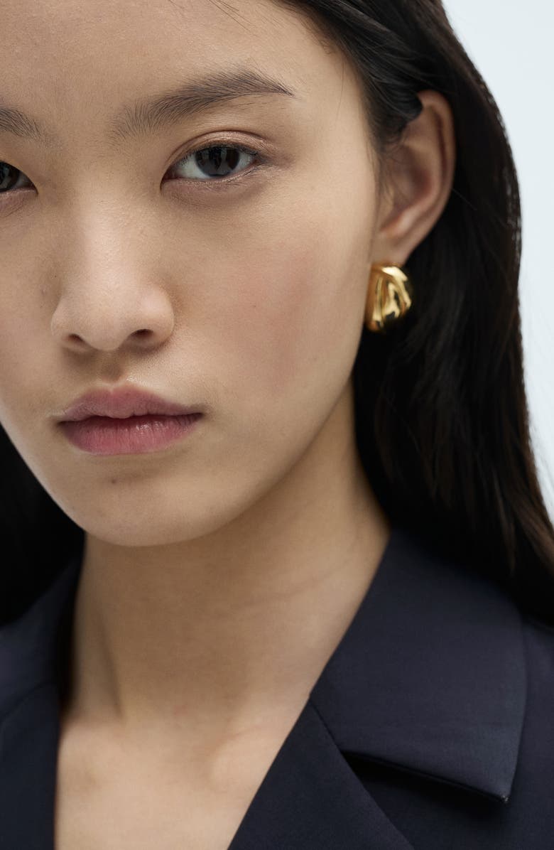 MANGO Notched Collar Short Sleeve Belted Romper, Alternate, color,