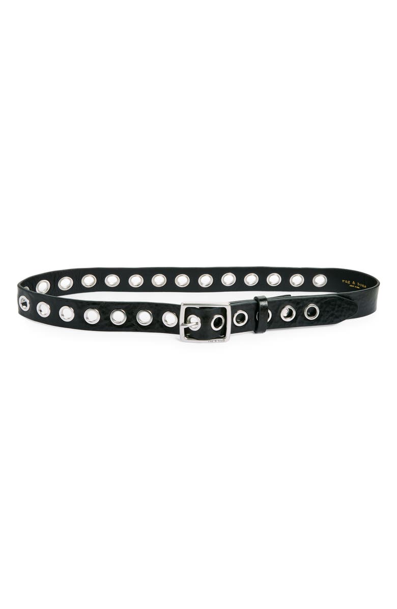 rag & bone Grommet Boyfriend Belt, Main, color, 