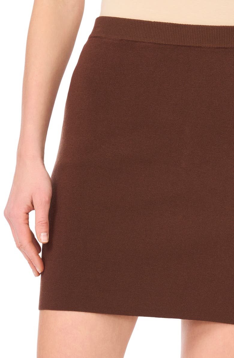 Parker Sweater Miniskirt, Alternate, color, Deep Mocha