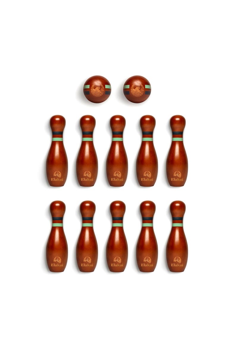 Hevea Cruiser Lawn Bowling Game, Alternate, color, Natural Wood